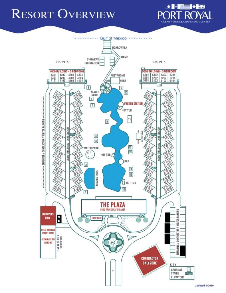 Port Royal Property Map Port Royal Ocean Resort And Conference Center 0597